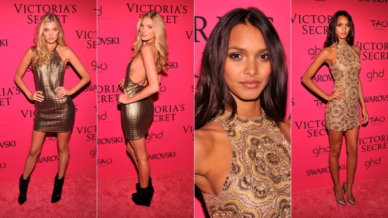 Illustration for article titled Hideous Dresses and Alien Chic at the Victoria's Secret After Party